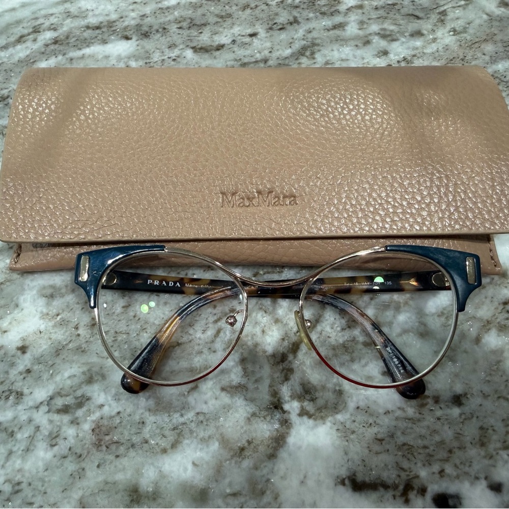 Prada eyeglasses with MaxMara case